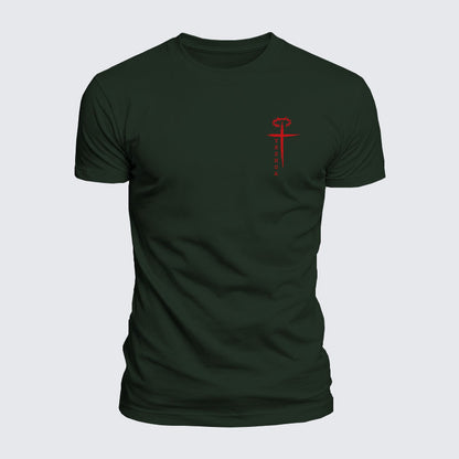 Luxe Mercerized Cotton Tee - Red Cross Yeshua