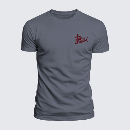 Luxe Mercerized Cotton Tee - Christian Jesus Cross