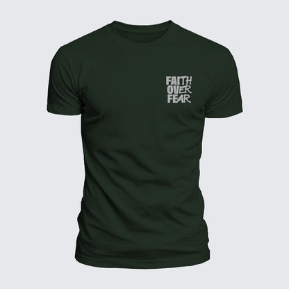 Luxe Mercerized Cotton Tee - Faith Over Fear
