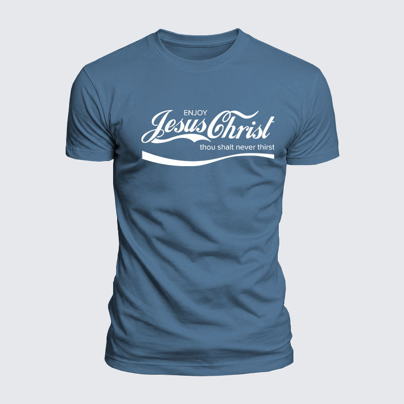 Luxe Mercerized Cotton Tee - Enjoy Jesus