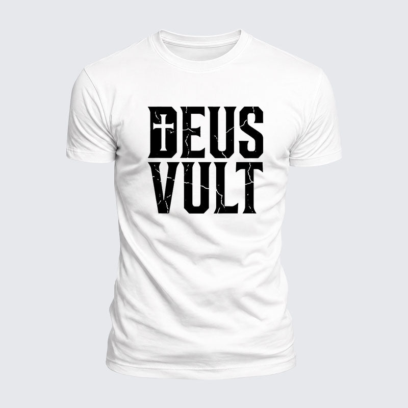 Luxe Mercerized Cotton Tee - Deus Vult
