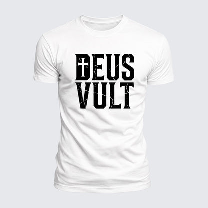 Luxe Mercerized Cotton Tee - Deus Vult