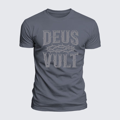 Luxe Mercerized Cotton Tee - Deus Vult