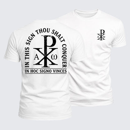 Luxe Mercerized Cotton Tee - In Hoc Signo Vinces