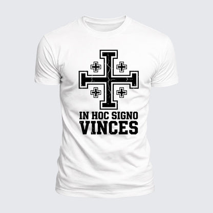 Luxe Mercerized Cotton Tee - In Hoc Signo Vinces