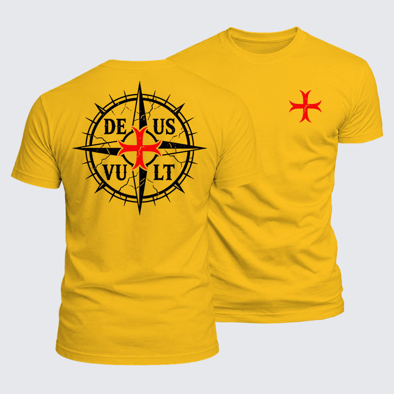 Luxe Mercerized Cotton Tee - Deus Vult