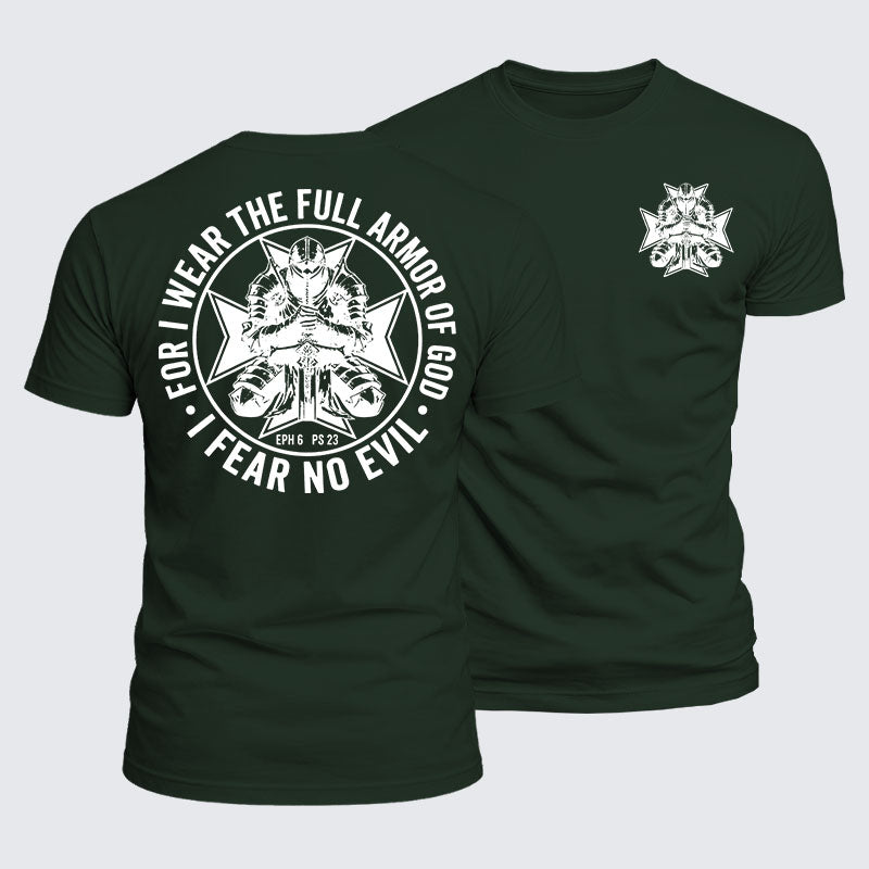 Luxe Mercerized Cotton Tee - Fear No Evil