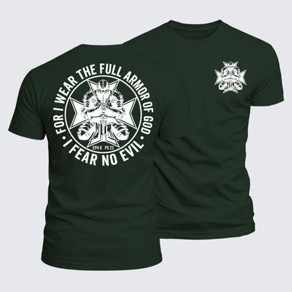 Luxe Mercerized Cotton Tee - Fear No Evil