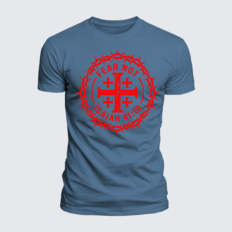 Luxe Mercerized Cotton Tee - Fear Not Isaiah 41:10
