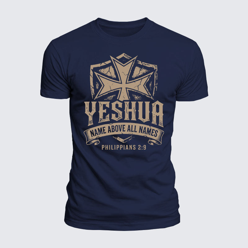 Luxe Mercerized Cotton Tee -  Yeshua Name Above All Names