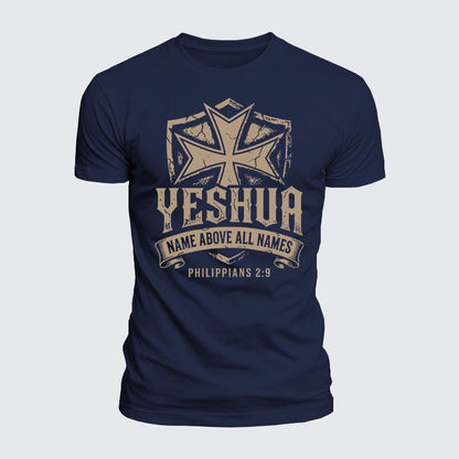 Luxe Mercerized Cotton Tee -  Yeshua Name Above All Names