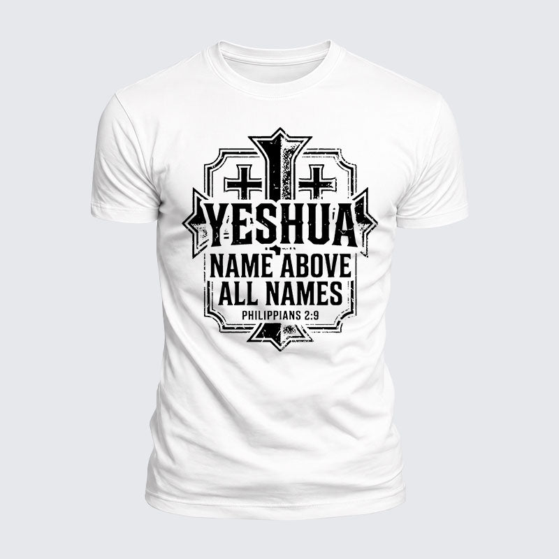 Luxe Mercerized Cotton Tee -  Yeshua Name Above All Names
