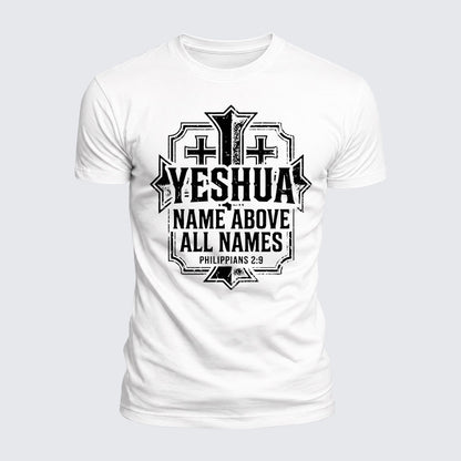 Luxe Mercerized Cotton Tee -  Yeshua Name Above All Names