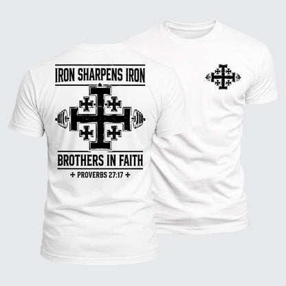 Luxe Mercerized Cotton Tee -  Iron Sharpens Brothers In Faith