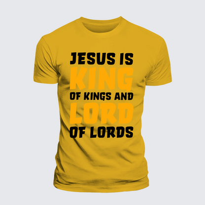 Luxe Mercerized Cotton Tee - Jesus Is King Of Kings And Lord Of Lords