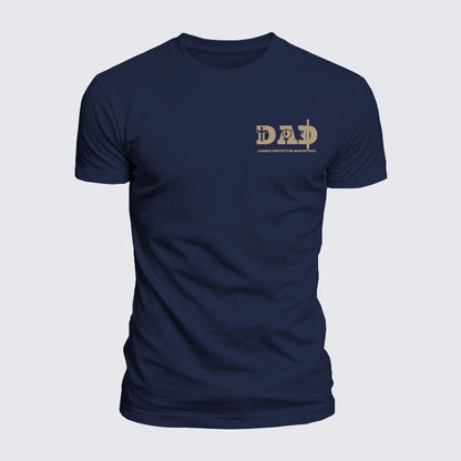 Luxe Mercerized Cotton Tee - Dad-Leader Protector Man Of God