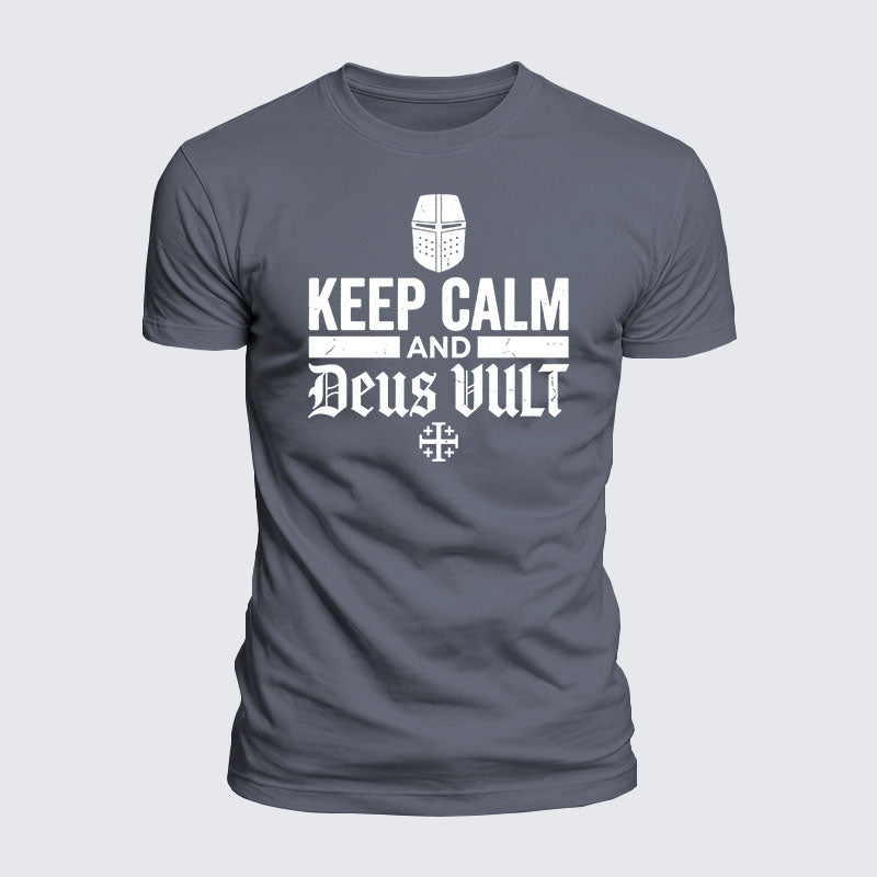 Luxe Mercerized Cotton Tee - Deus Vult