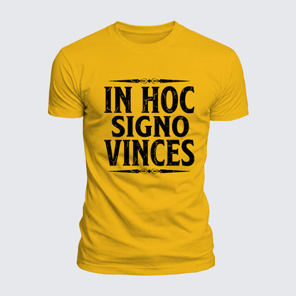 Luxe Mercerized Cotton Tee - In Hoc Signo Vinces
