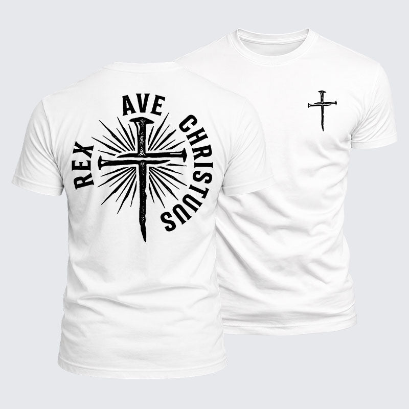 Luxe Mercerized Cotton Tee - Ave Christus Rex