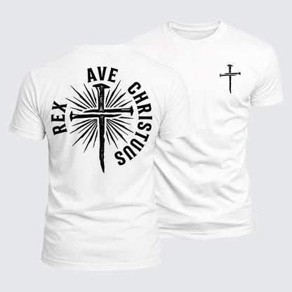 Luxe Mercerized Cotton Tee - Ave Christus Rex
