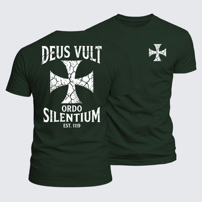Luxe Mercerized Cotton Tee - Deus Vult
