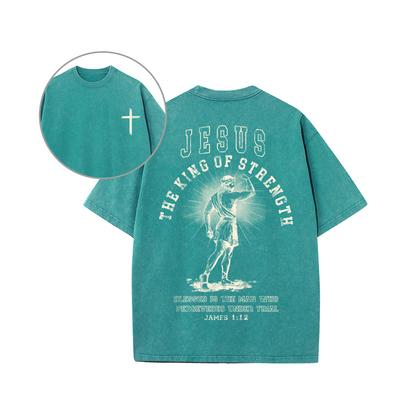Jesus The King of Strength Graphic Unisex Tee