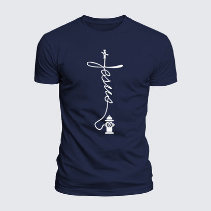 Luxe Mercerized Cotton Tee - Firefighter