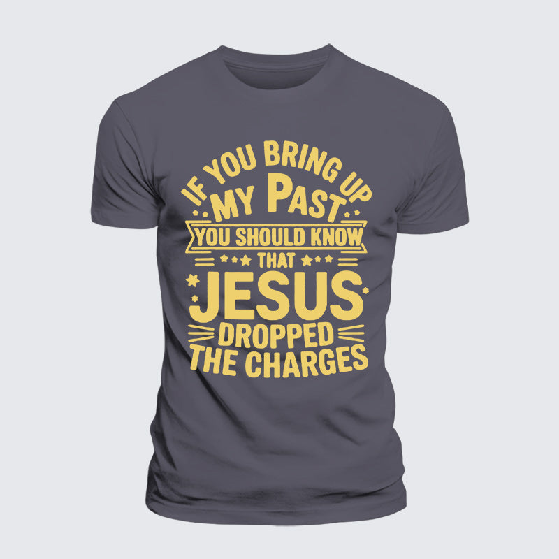 Luxe Mercerized Cotton Tee - Jesus Dropped