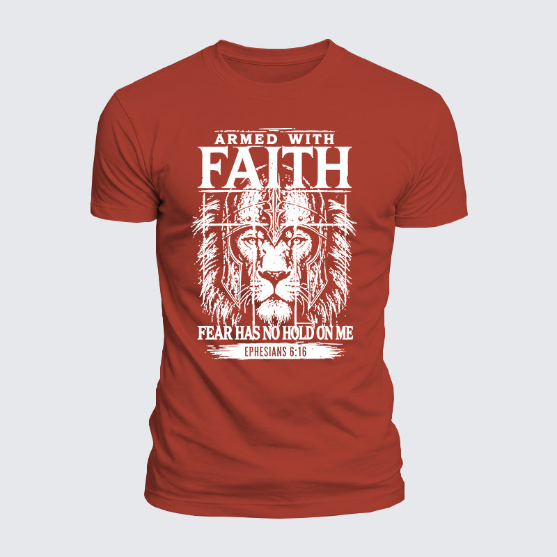 Luxe Mercerized Cotton Tee - Armed With Faith