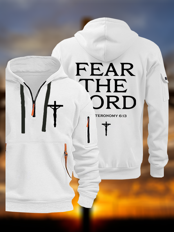 Fear The Lord Jesus God Christian Zipper Hoodies