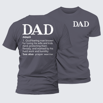 Luxe Mercerized Cotton Tee - Dad See Also Prayer Warrior