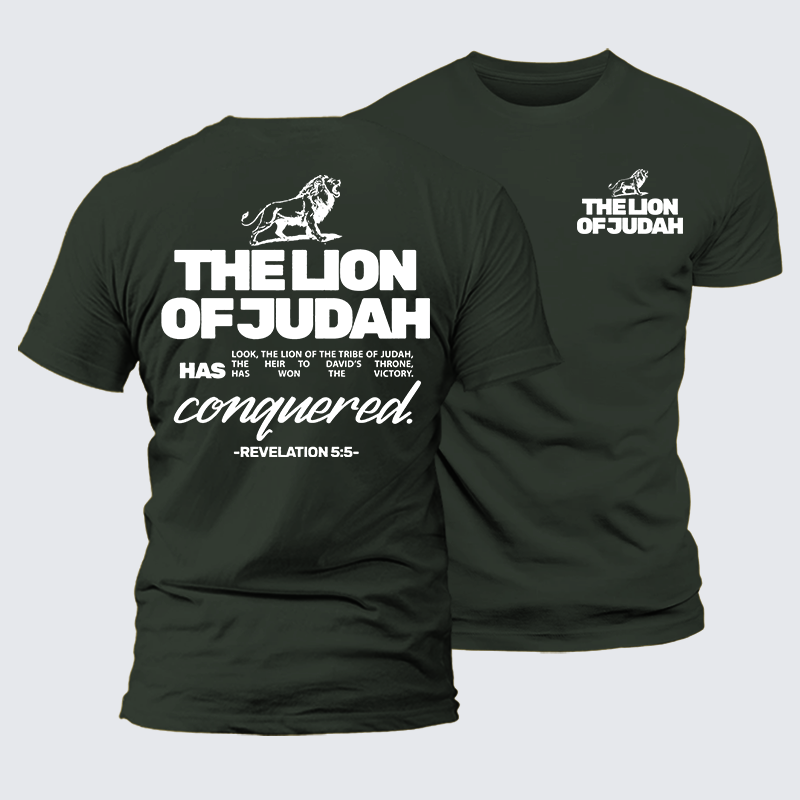 Luxe Mercerized Cotton Tee - The Lion Of Judah