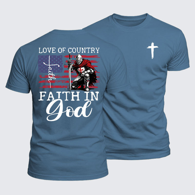 Luxe Mercerized Cotton Tee - Faith In God