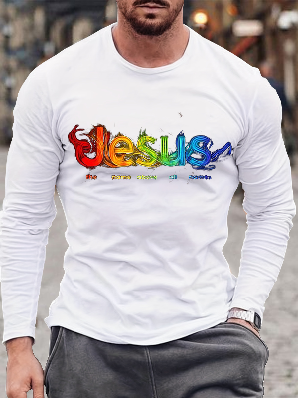 Jesus The Name Above All Names Long Sleeve T-Shirt