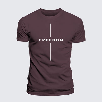Luxe Mercerized Cotton Tee - Freedom Is Not Free