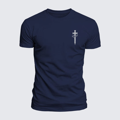 Luxe Mercerized Cotton Tee - Faith Cross