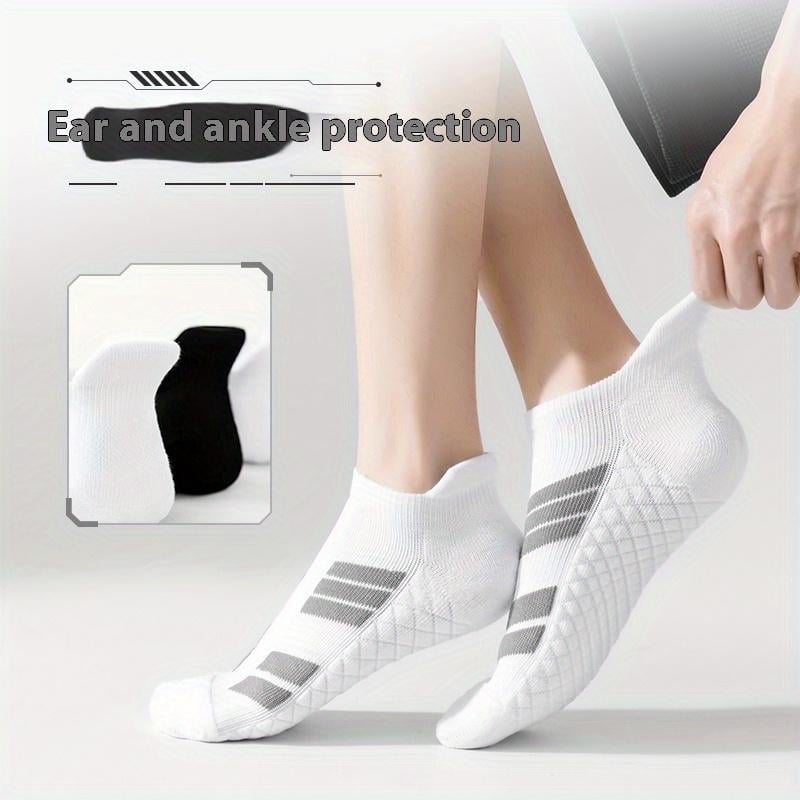 Stay-Put No-Show Sports Socks – （5-10Pairs）