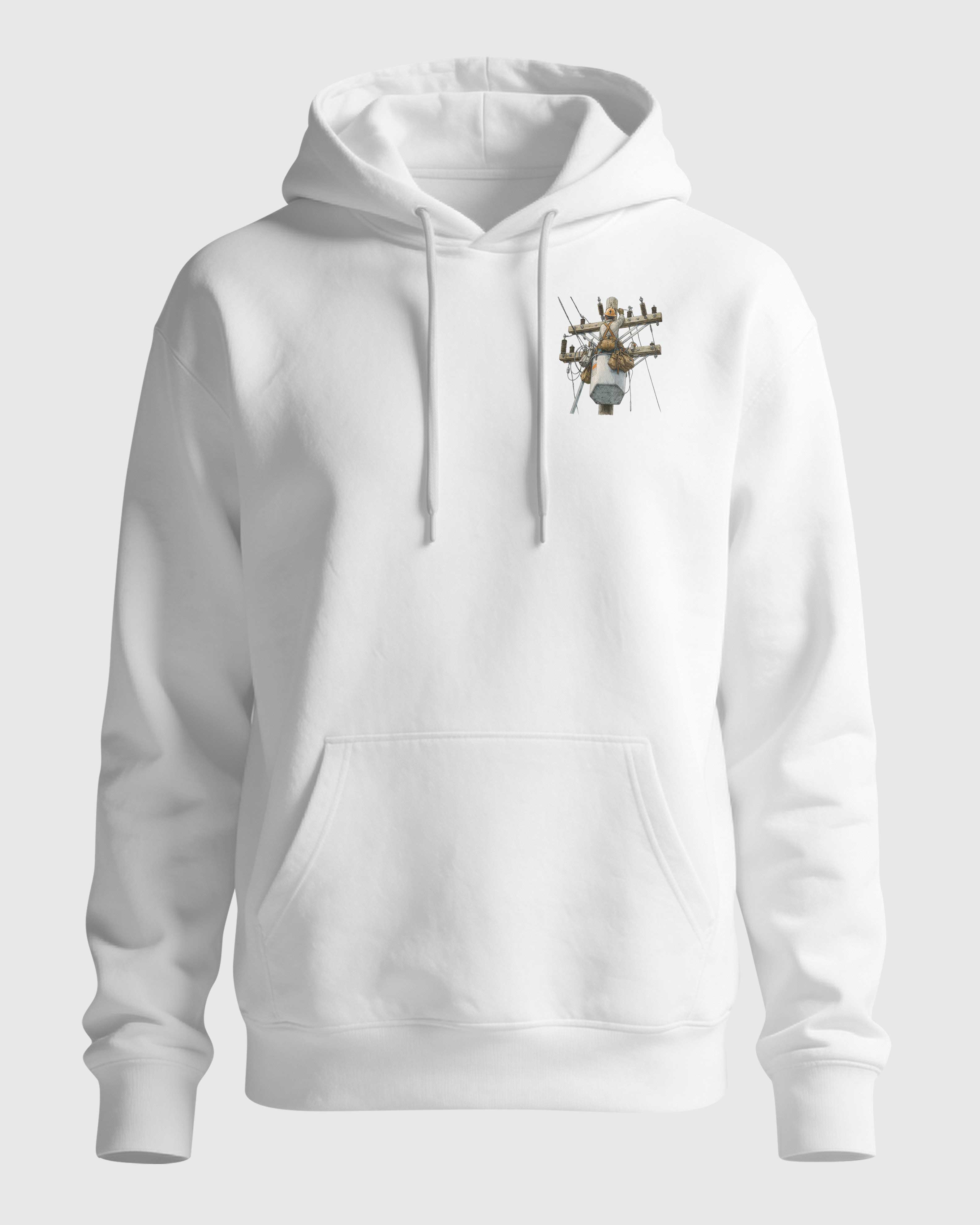 This Lineman Fixes What Storms Break With The Strength God Gives Hoodie