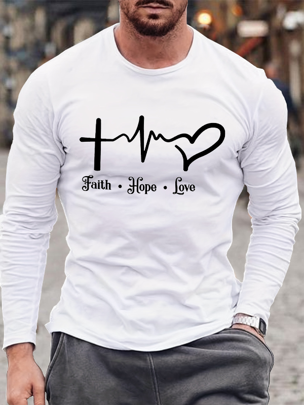 Faith Hope Love Long Sleeve T-Shirt