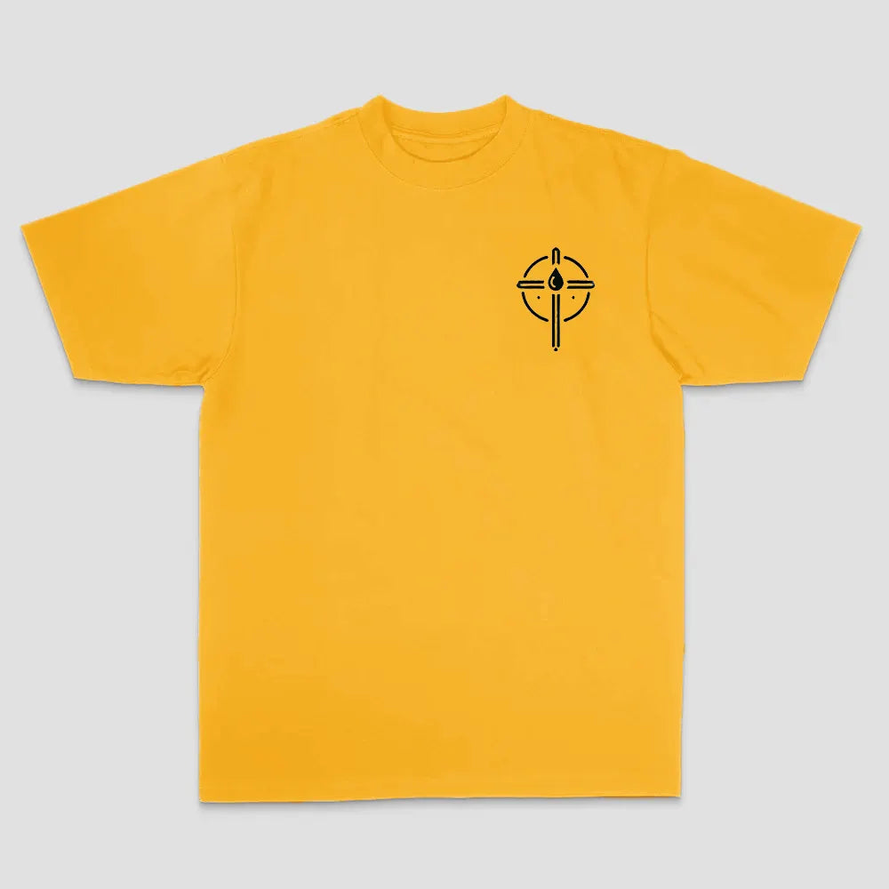 Fisher of men Mark 1:17 Matt. 4:19 Followers of jesus Fish with me Printed Men's T-shirt