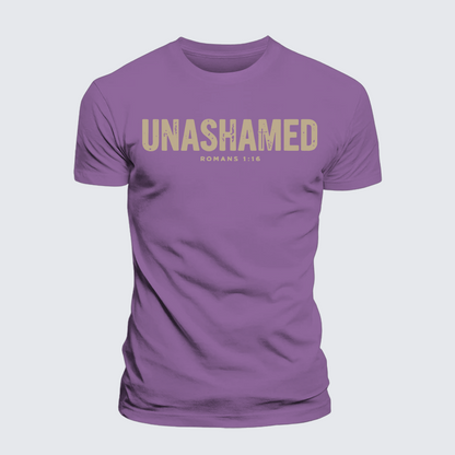 Luxe Mercerized Cotton Tee - UNASHAMED Romans 1:16