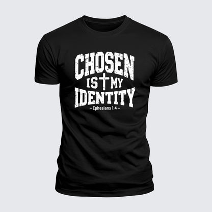 Luxe Mercerized Cotton Tee - Chosen Is My Identity