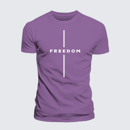 Luxe Mercerized Cotton Tee - Freedom Is Not Free