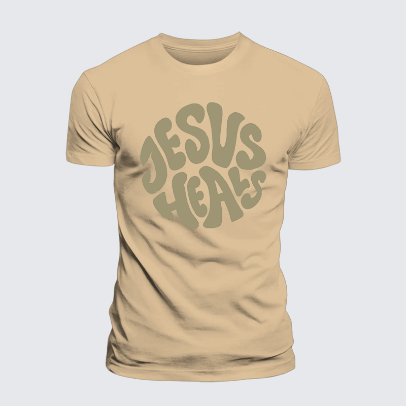 Luxe Mercerized Cotton Tee - Jesus Heals