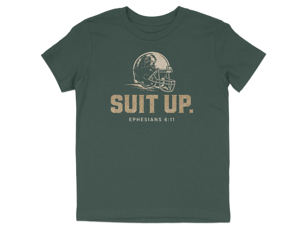 Suit Up Ephesians 6 11 Youth T-Shirt