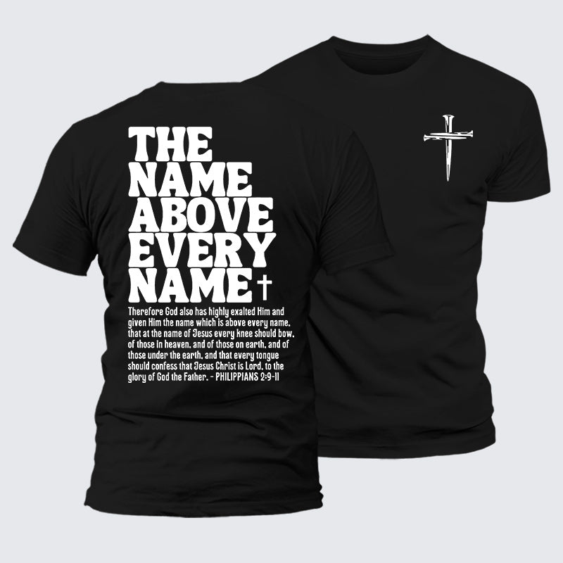 Luxe Mercerized Cotton Tee - The Name Above Every Name