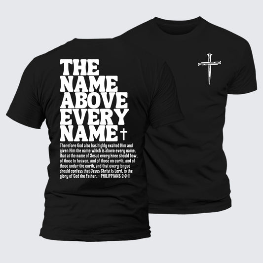 Luxe Mercerized Cotton Tee - The Name Above Every Name