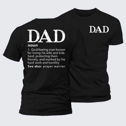 Luxe Mercerized Cotton Tee - Dad See Also Prayer Warrior