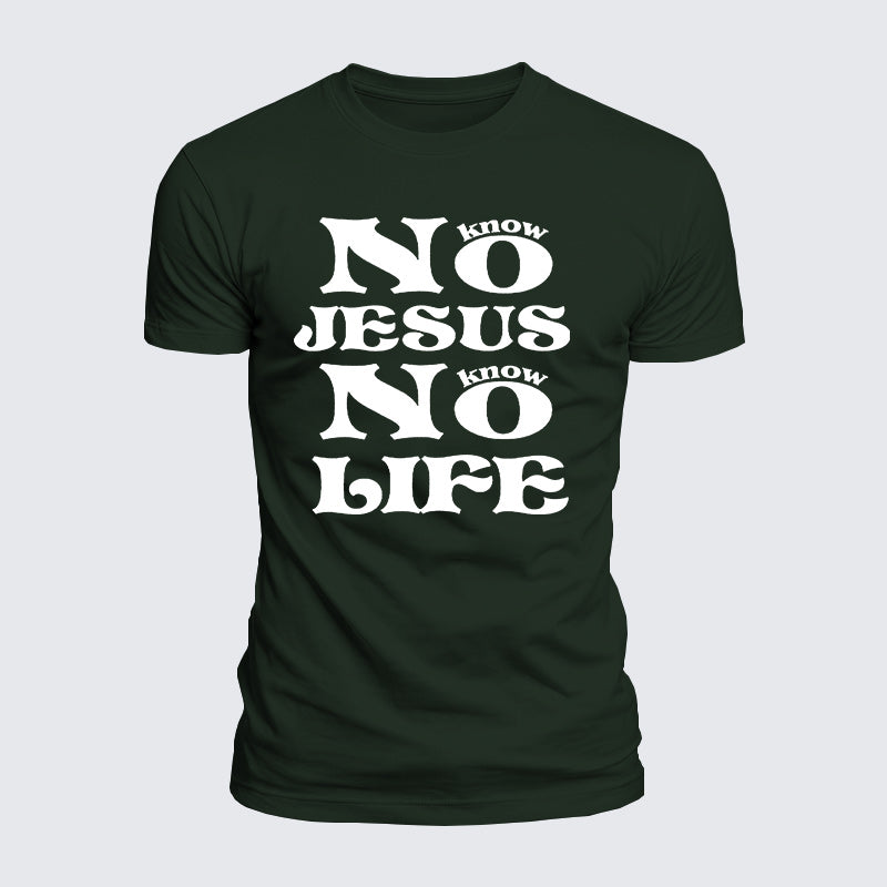Luxe Mercerized Cotton Tee - No Jesus No Life