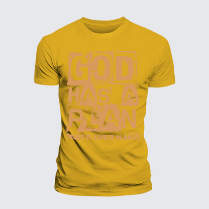 Luxe Mercerized Cotton Tee - God Has A Plan